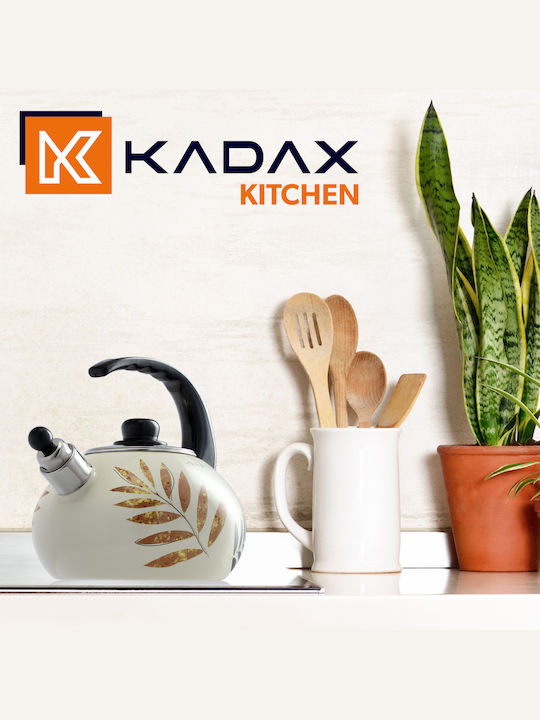 Kadax Чайник Емайл Сив 2200мл