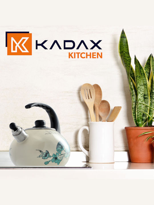 Kadax Τσαγιέρα Εμαγιέ Γκρι 2200ml