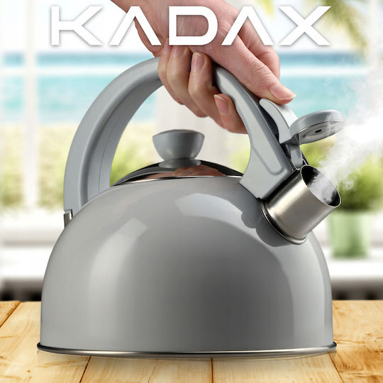 Kadax Чайник Неръждаем Сив 1700мл