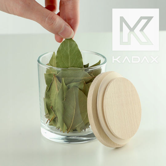 Kadax Οργανωτές Μπαχαρικών Γυάλινοι Πράσινοι 6τμχ