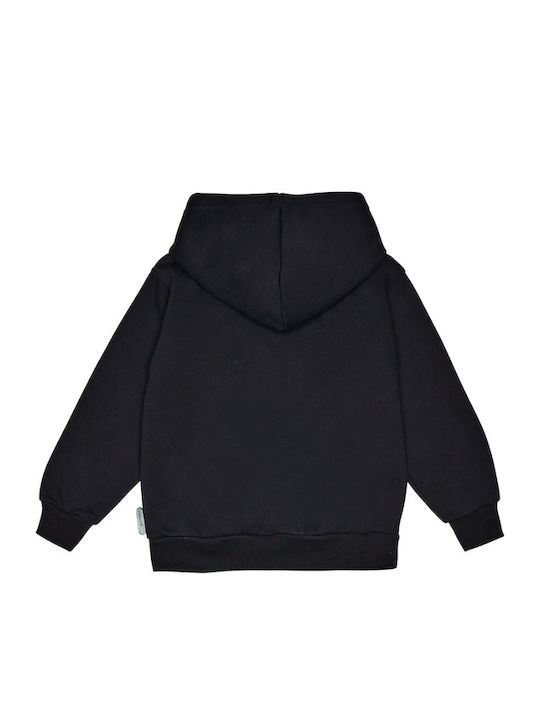 Sprint Kinder Sweatshirt mit Kapuze Black