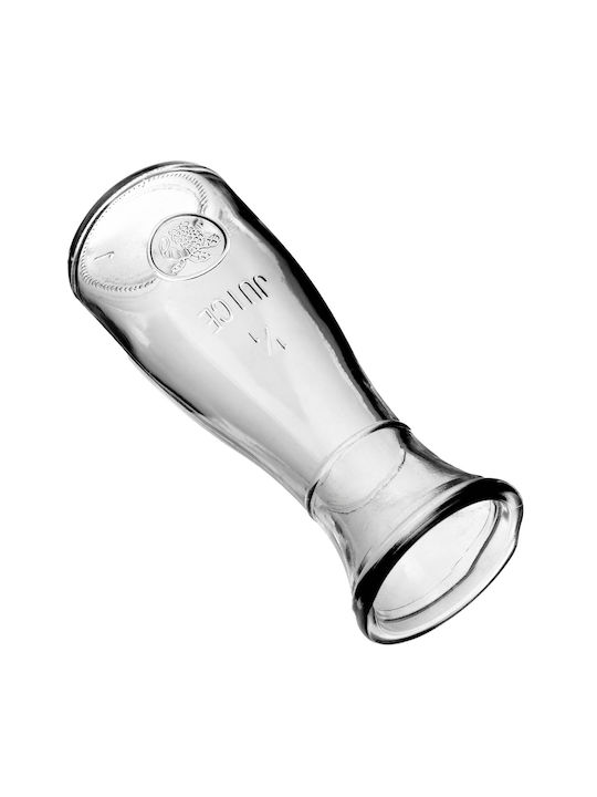Kadax Sticlă Carafă de Servire Vin cu Dop Transparentă 1000ml 1buc