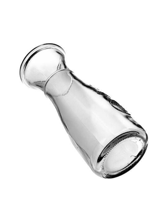 Kadax Sticlă Carafă de Servire Vin cu Dop Transparentă 1000ml 1buc