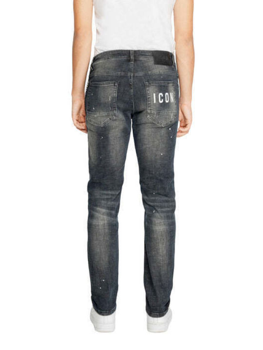 Icon Herren Jeanshose Schwarz