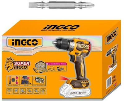 Ingco Drill Driver Battery Brushless 20V Solo