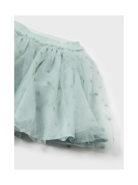 Mayoral Kids Tulle Skirt Green