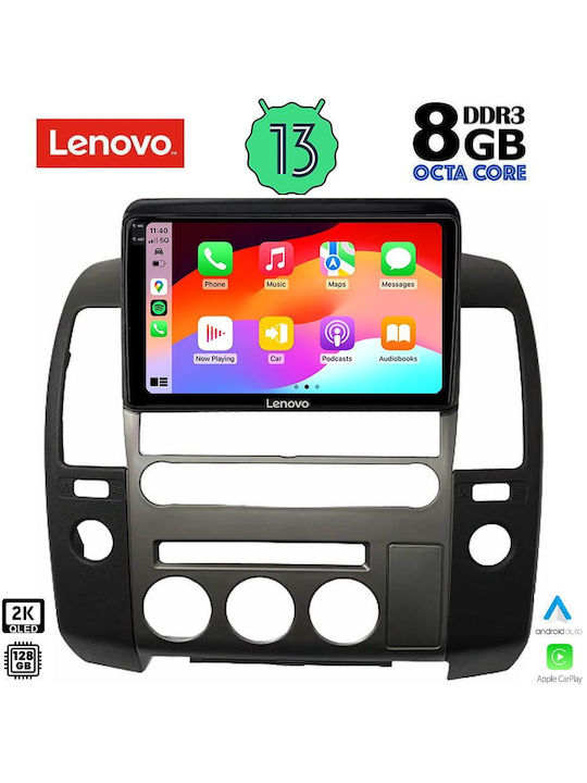 Lenovo Car Audio System for Nissan Navara 2006-2011 with Clima (Bluetooth/USB/AUX/WiFi/GPS/Apple-Carplay/Android-Auto) with Touch Screen 9"