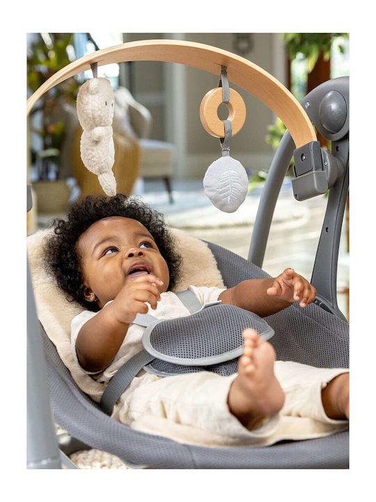 Ingenuity Electric Baby Relax Swing Swing 'n Go Portable Swing with Music Gray for Child up to 9kg