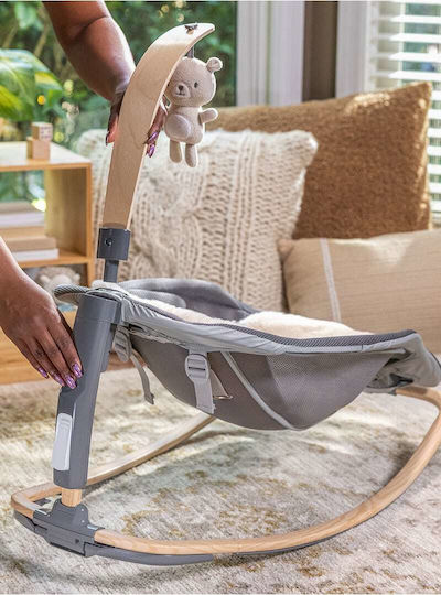 Ingenuity Elektrisch Baby Relax Every Season Rocking Seat mit Musik und Vibration Gray für Kind bis 18kg