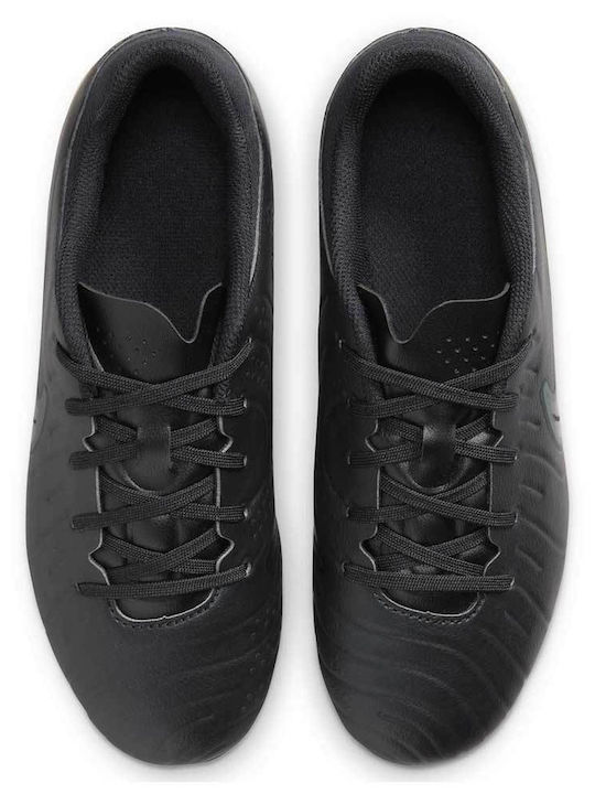 Nike Papuci de fotbal pentru copii Jr Tiempo Legend 10 Academy Fg Mg cu crampoane Negre