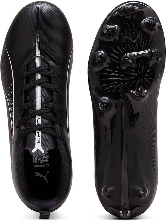 Ultra 5 Play Jr Fg Ag Kids Molded Soccer Shoes Black