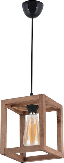 Verstellbar Hängelampe Braun mit Fassung E27