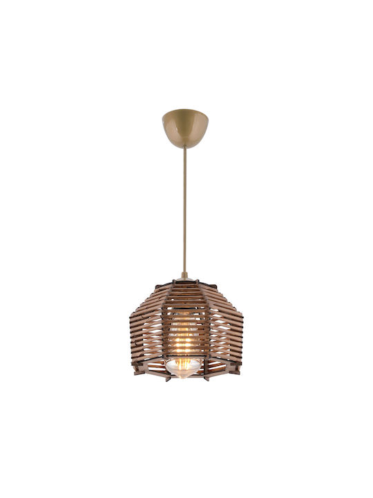 Opviq Adjustable Pendant Light Brown with Socket E27