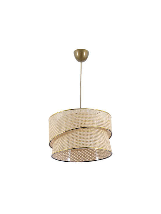 Coral Adjustable Pendant Light White with Socket E27 30x30x70cm