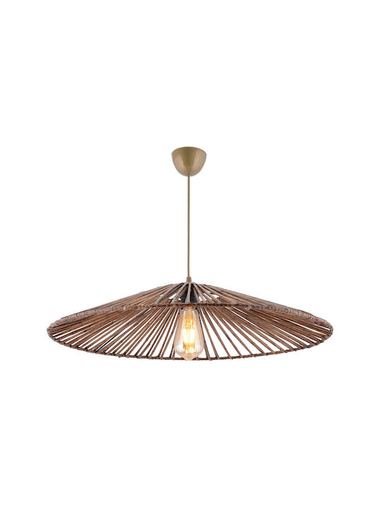 Conic Adjustable Pendant Light Brown with Socket E27 61x61x45cm