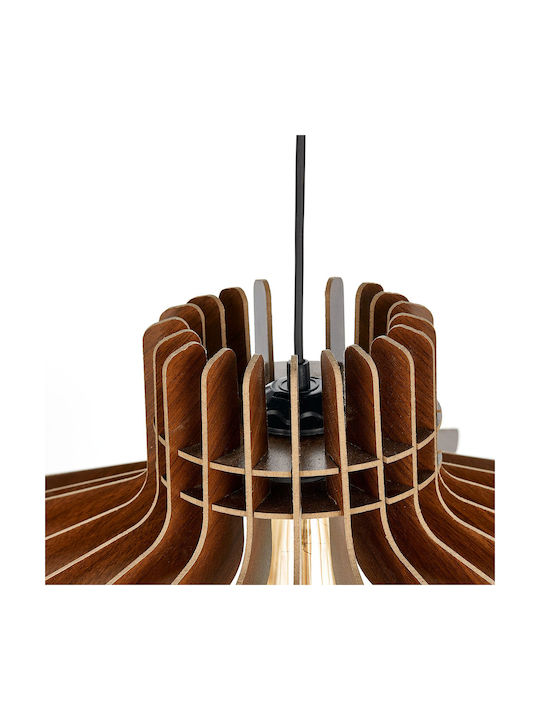 Boomerang Adjustable Pendant Light Brown with Socket E27 59x59x65cm
