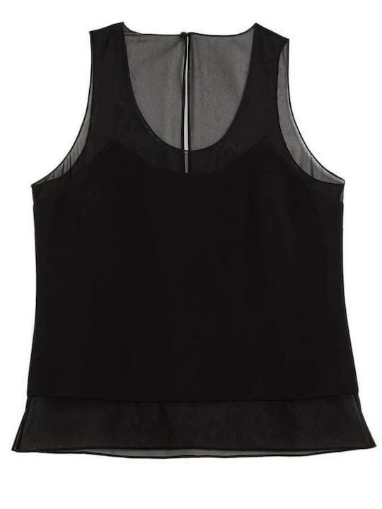 Tilama Γυναικεία Μπλούζα Αμάνικη Black