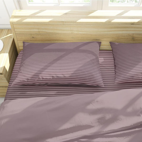 Flamingo Chic Kissenbezug-Set Amethyst 52x72cm.