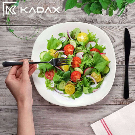 Kadax Чиния Плитко Бял 28x28см 6бр