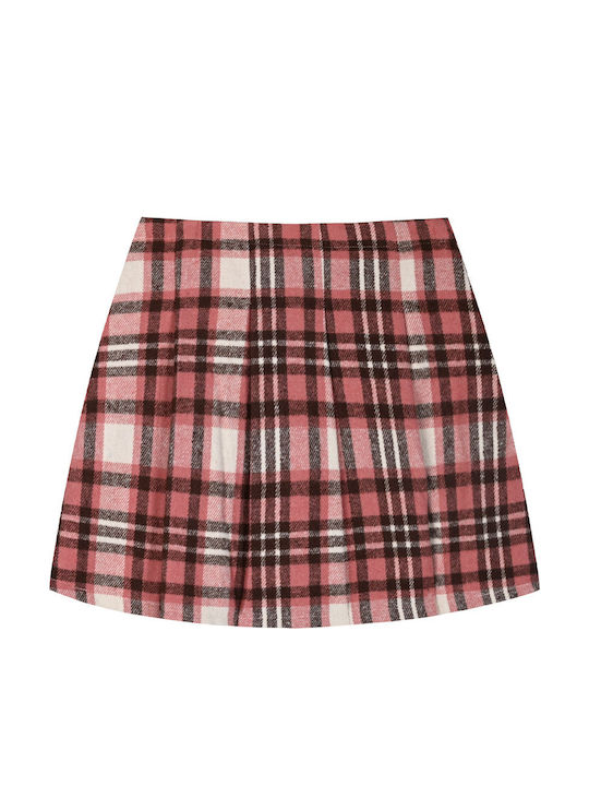 Kids' Skirt Checked Red