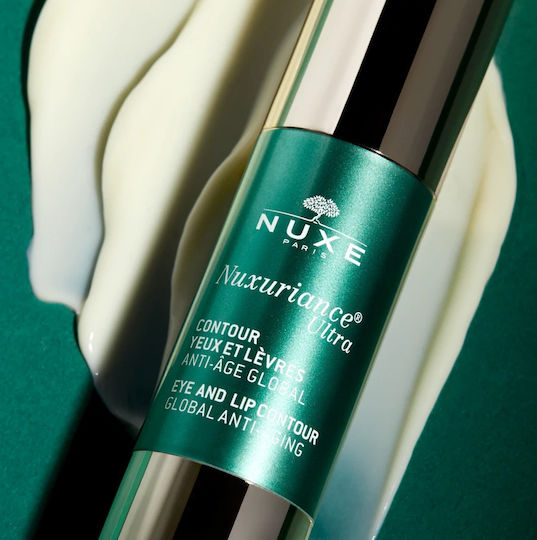 Nuxe Nuxuriance Ultra Κρέμα Ματιών & Χειλιών για Αντιγήρανση , Ενυδάτωση , Μαύροι Κύκλοι & Σακούλες 15ml