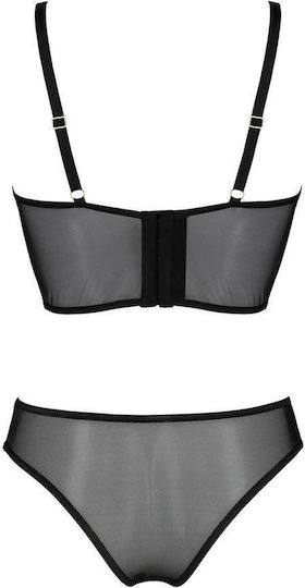 Denerys Sexy Dessous-Set Schwarz