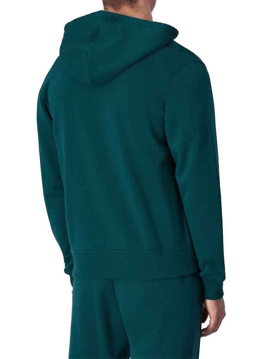 Champion Full Men's Sweatshirt Jacket with Hood Green