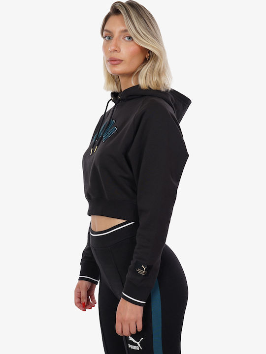 Classics Damen Sweatshirt Kapuzen Schwarz