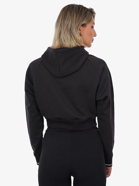 Classics Damen Sweatshirt Kapuzen Schwarz