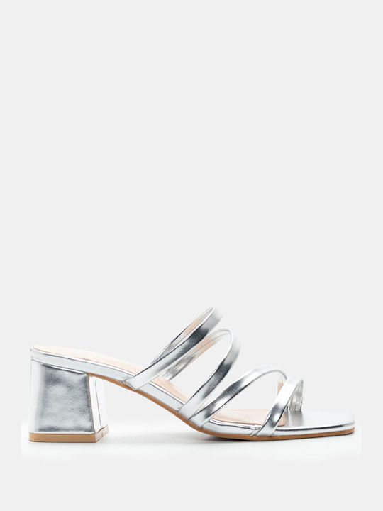 Strappy Mules 4261911-silver