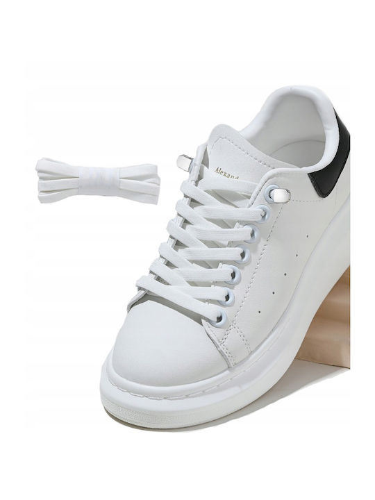 Universal White Shoes Without Laces