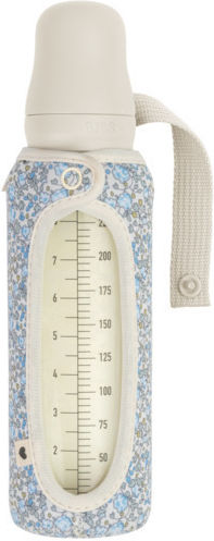 Bibs X Liberty Glass Feeding Bottle Cover 225 ml Eloise Ivory