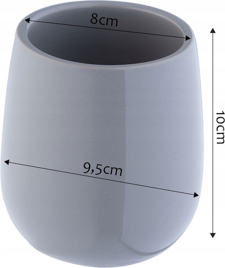 Kadax Cup Holder Ceramic Gray