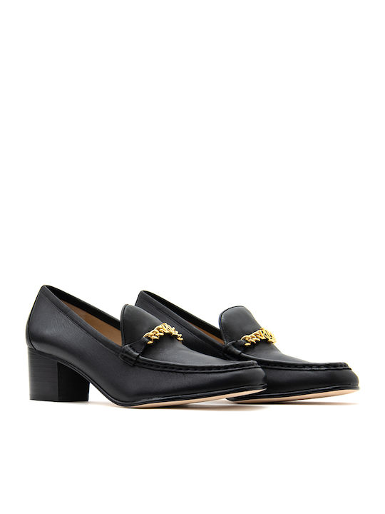 Ralph Lauren Winslet High Heel Moccasins Women Lauren Ralph Lauren Black 802942573001-001