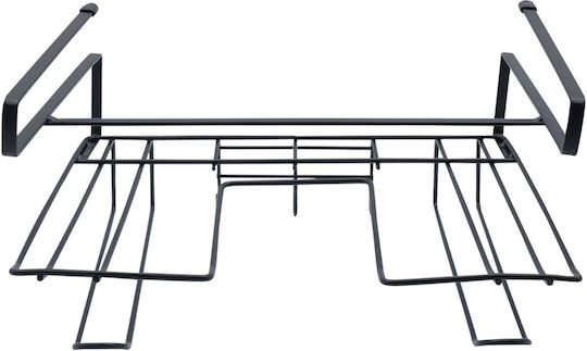 Uncle George Pendant Metal Shelf 28.5x25x16cm Black