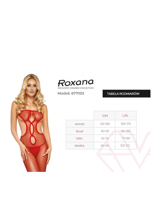 Sexy Bodystockings Gittermuster Rot