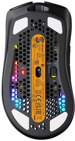 Glorious PC Gaming Race Model D 2 Безжична RGB Геймърска Мишка 26000 DPI Matte White