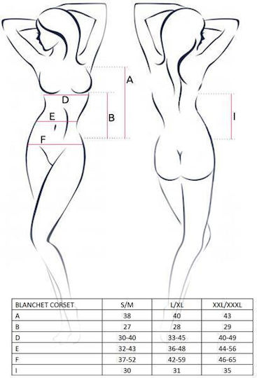 Blanchet Sexy Κορσές Λευκός