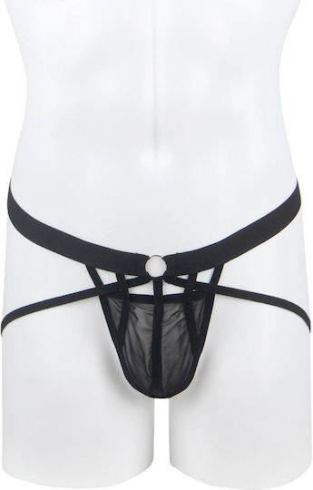 Ανδρικό Εσώρουχο Jockstrap Μαύρο