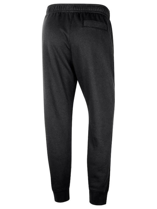 Nike Chicago Bulls Club Men's Fleece Sweatpants with Rubber Dri-Fit Black