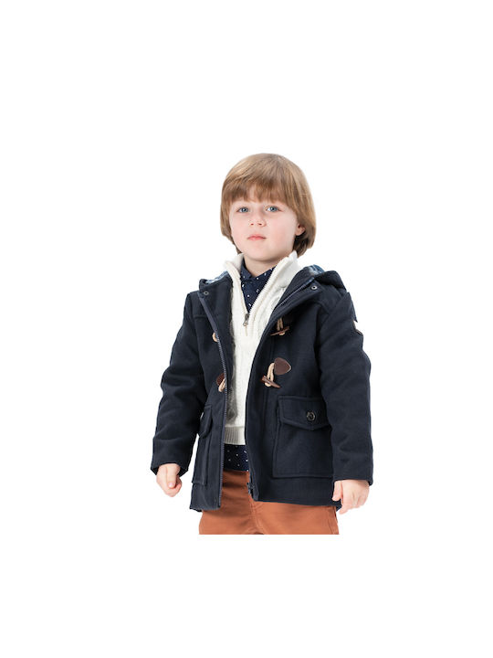 Energiers Kids Coat Montgomery with Hood anthracite