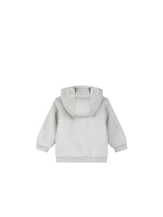 Energiers Kinderjacke mit Futter & Kapuze Light Gray