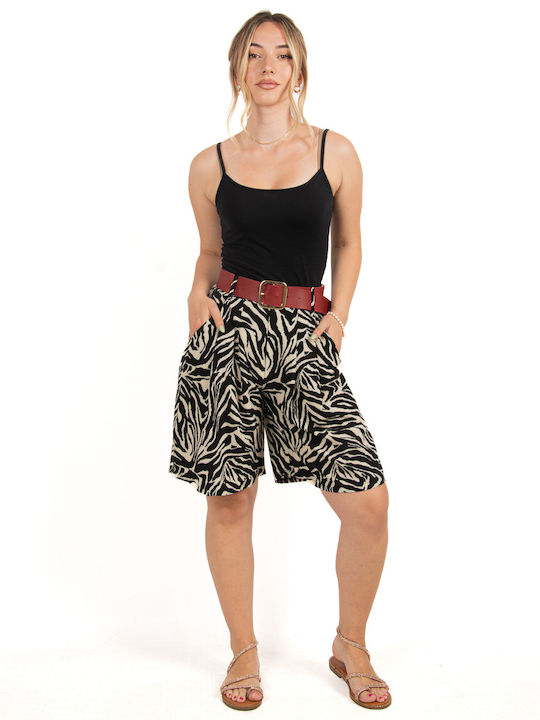 Ellen Women's Bermuda Shorts Zebra