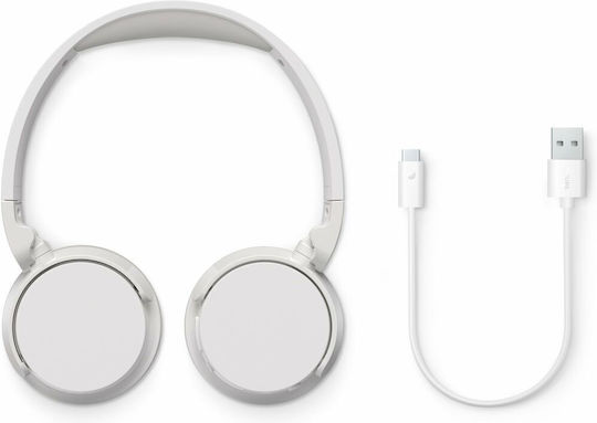 Philips Tah3209 Wireless / Wired On Ear Headphones with 25 hours of Operation and Quick Charge White