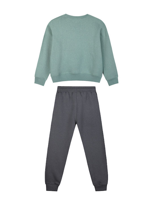 Kids Sweatpants Set Desert Green 2pcs