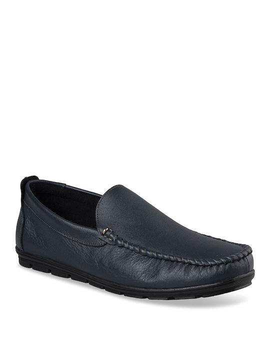 Tsouderos Shoes Ανδρικά Loafers σε Μπλε Χρώμα