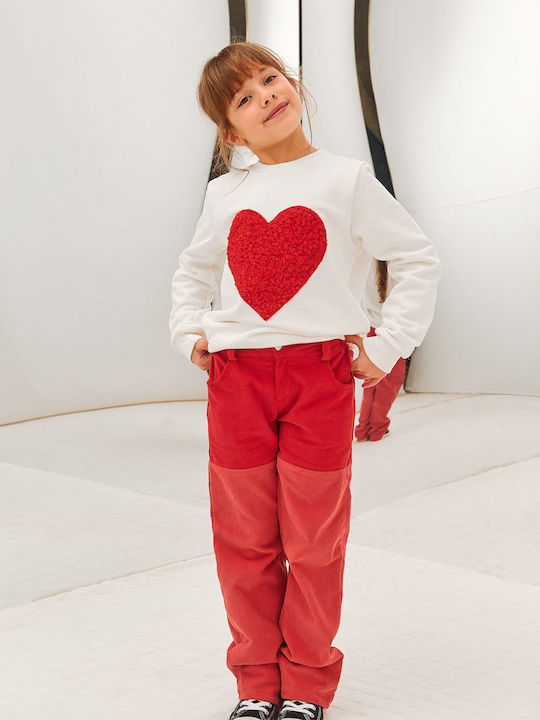 Kids' Corduroy Pants red