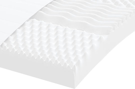 vidaXL Στρώμα Παιδικού Κρεβατιού 80cmx160cmx10cm