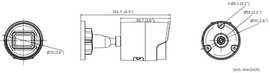 Hikvision DS-2CD2043G2-LI2U IP Surveillance Camera Full HD+ 4MP Waterproof with Microphone and Lens 2.8mm