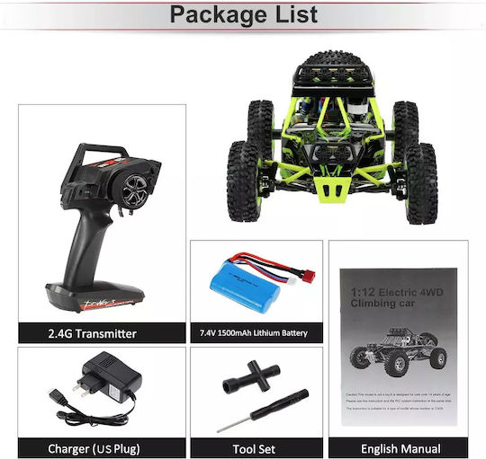 High Speed Remote Controlled Car 4WD White